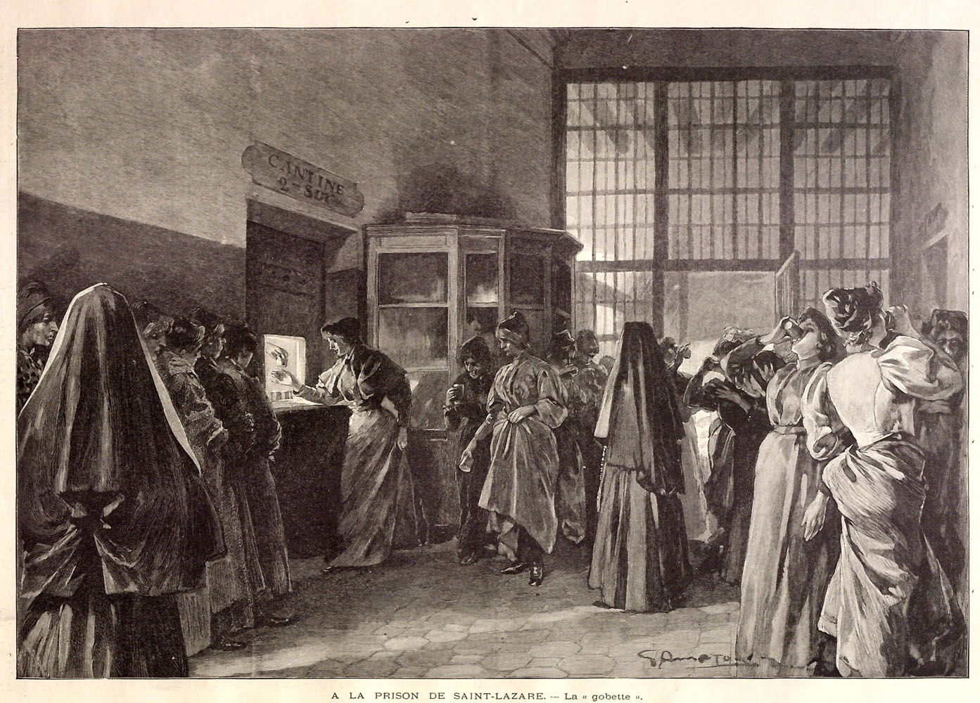 Prisoners at the Prison Cantine